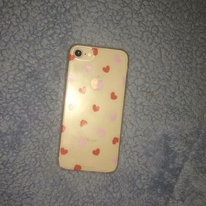 clear hearts valentine’s day case..